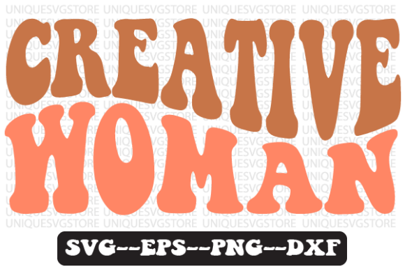 Creative Woman Retro Svg Png Design for Crafts and Graphics