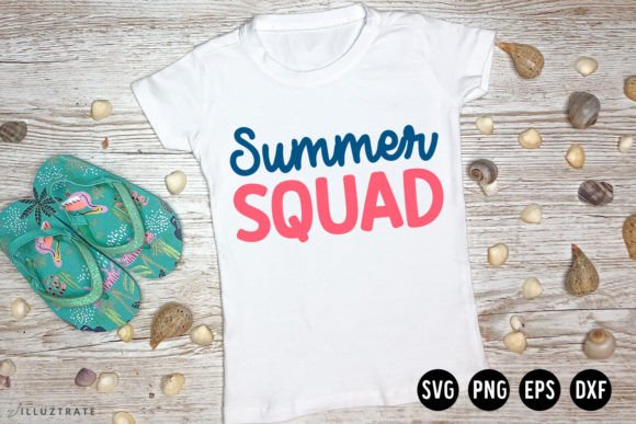 Summer Squad SVG for Crafts and Graphics