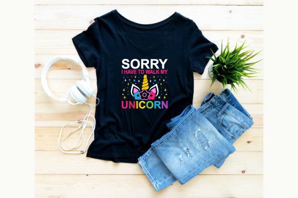Unicorn SVG Design, Unicorn T-shirt for Graphics & Crafts