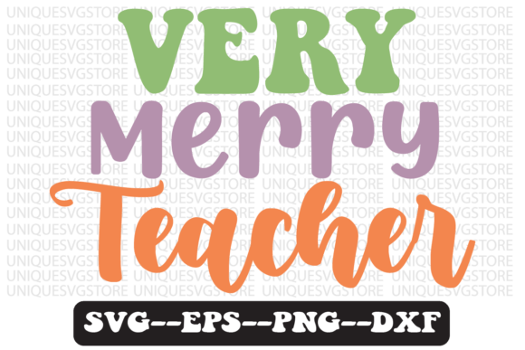 Very Merry Teacher Retro Svg Design: A Crafts & Graphics Review